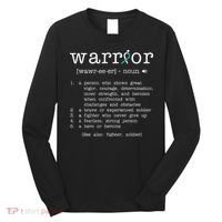 Warror Cervical Cancer Awareness Item Cervical Cancer Long Sleeve Shirt thumb 0