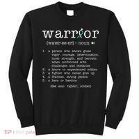 Warror Cervical Cancer Awareness Item Cervical Cancer Sweatshirt thumb 0
