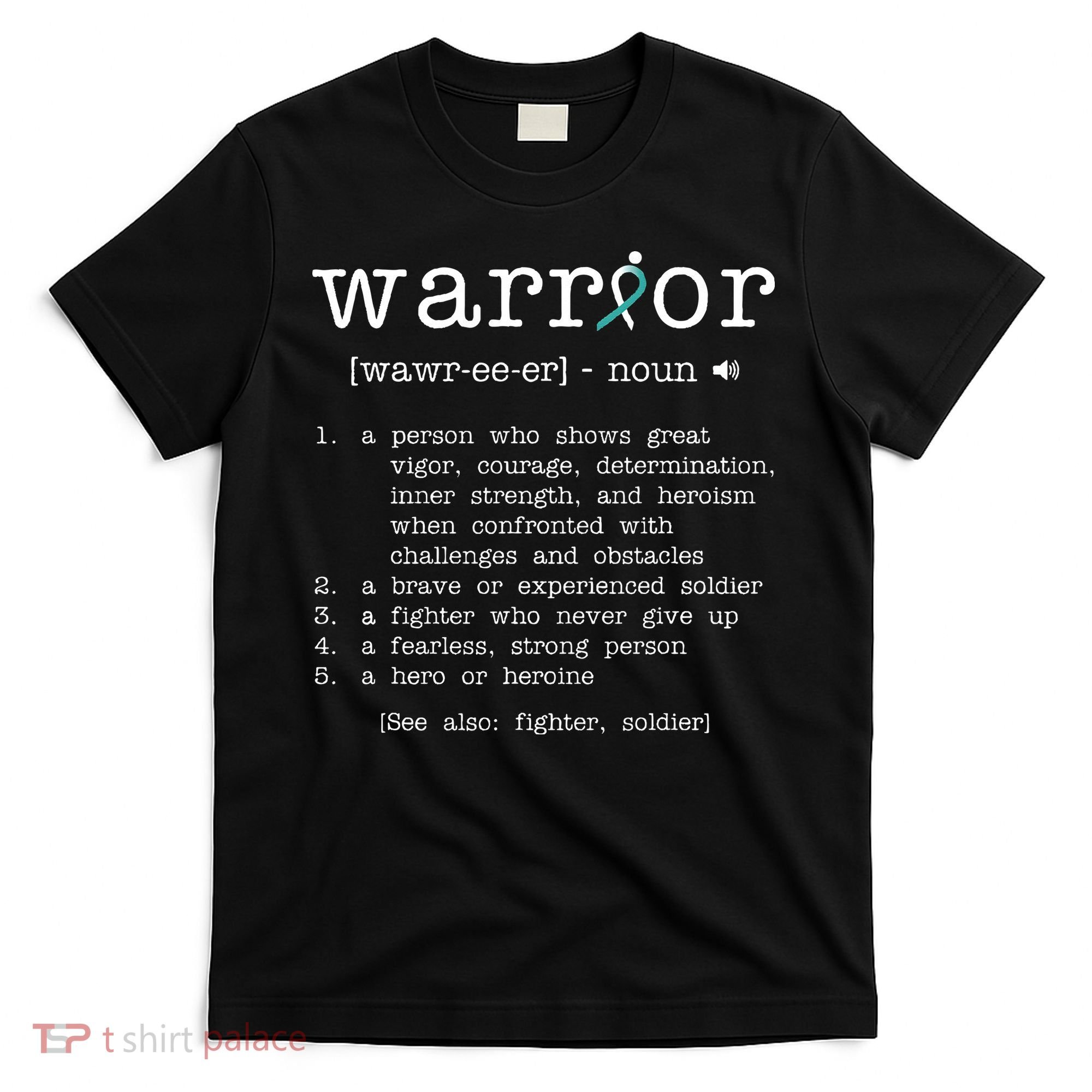 Warror Cervical Cancer Awareness Item Cervical Cancer T-Shirt