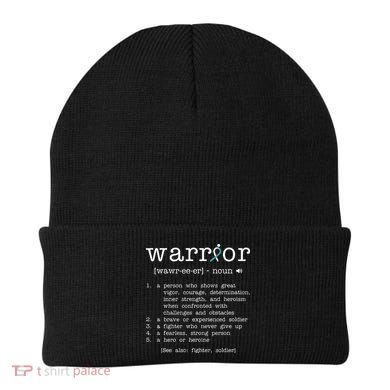 Warror Cervical Cancer Awareness Item Cervical Cancer Beanie