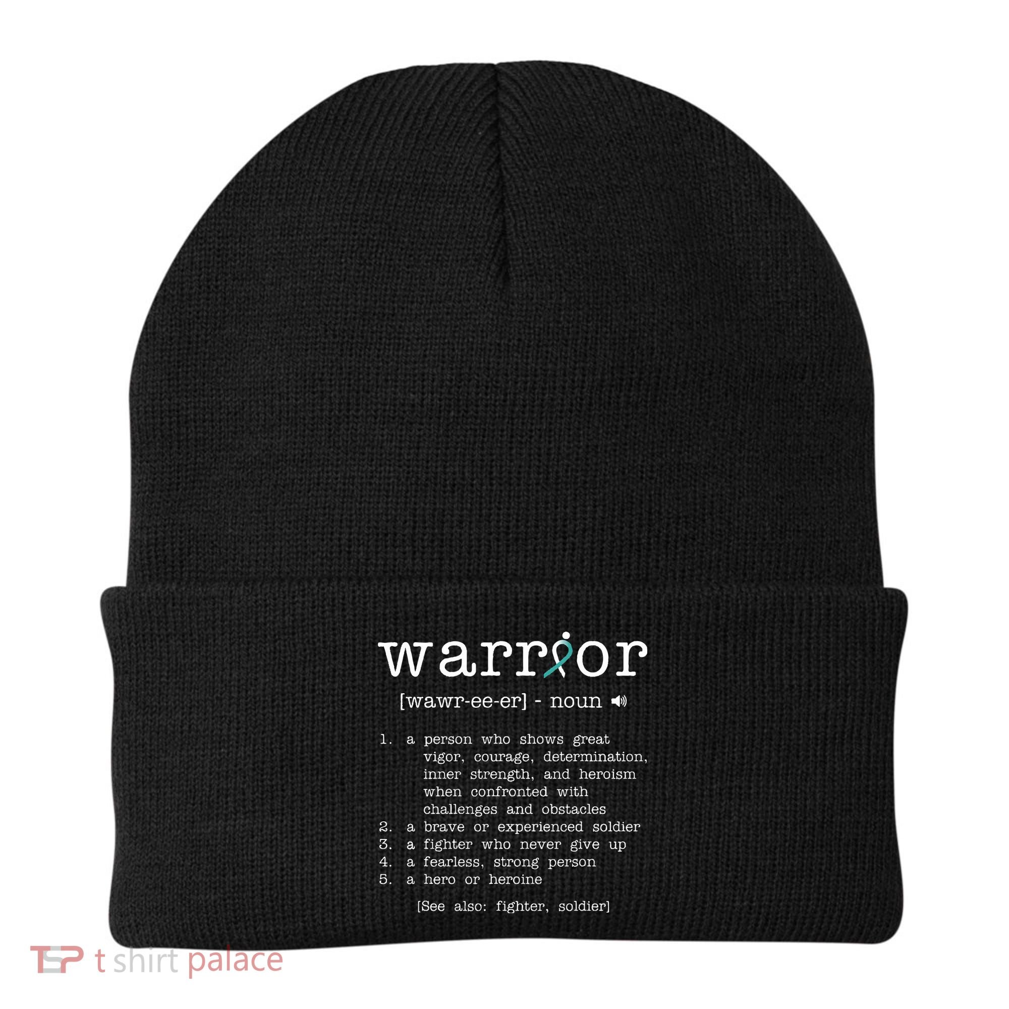 Warror Cervical Cancer Awareness Item Cervical Cancer Beanie