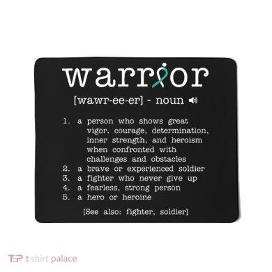 Warror Cervical Cancer Awareness Item Cervical Cancer Mousepad