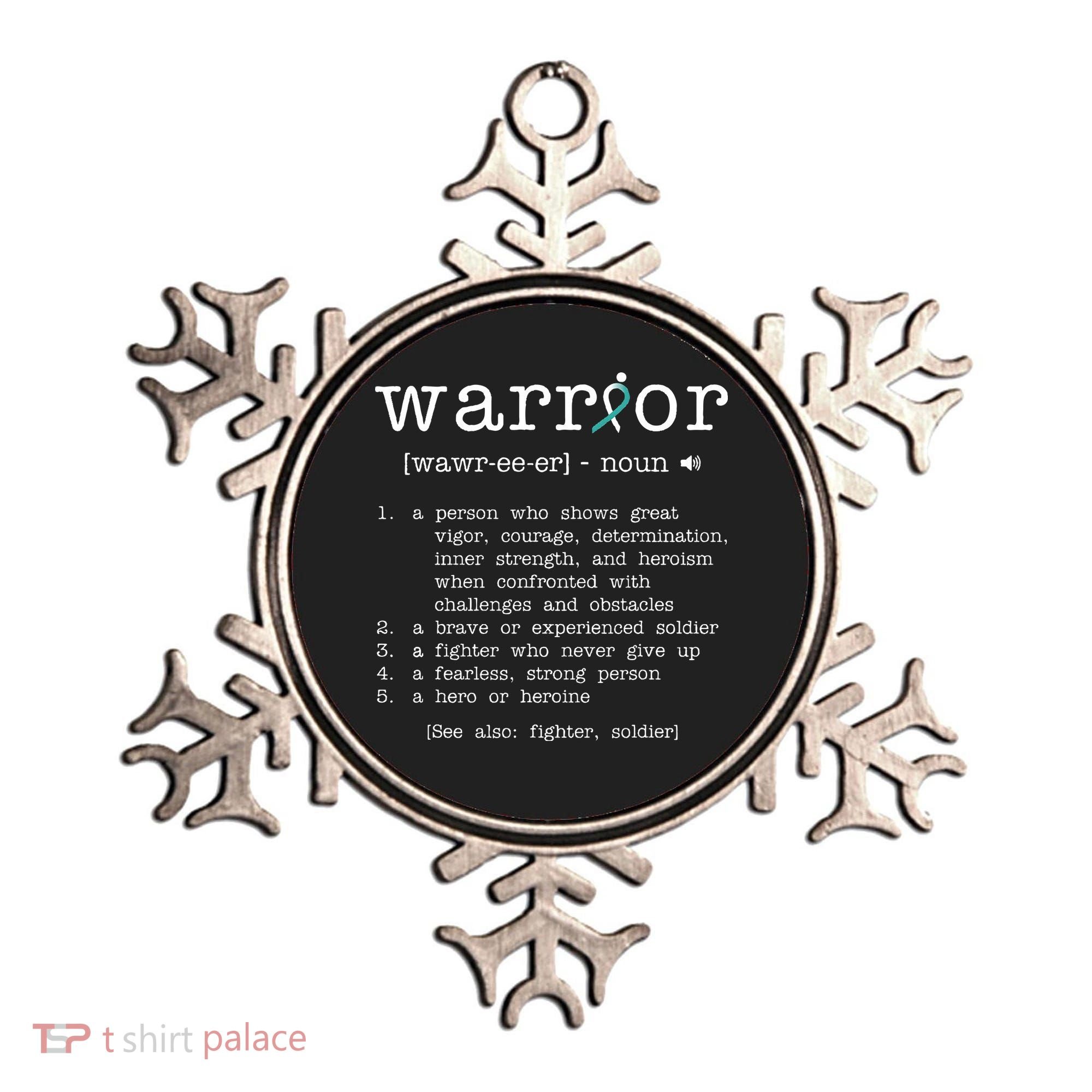 Warror Cervical Cancer Awareness Item Cervical Cancer Ornament