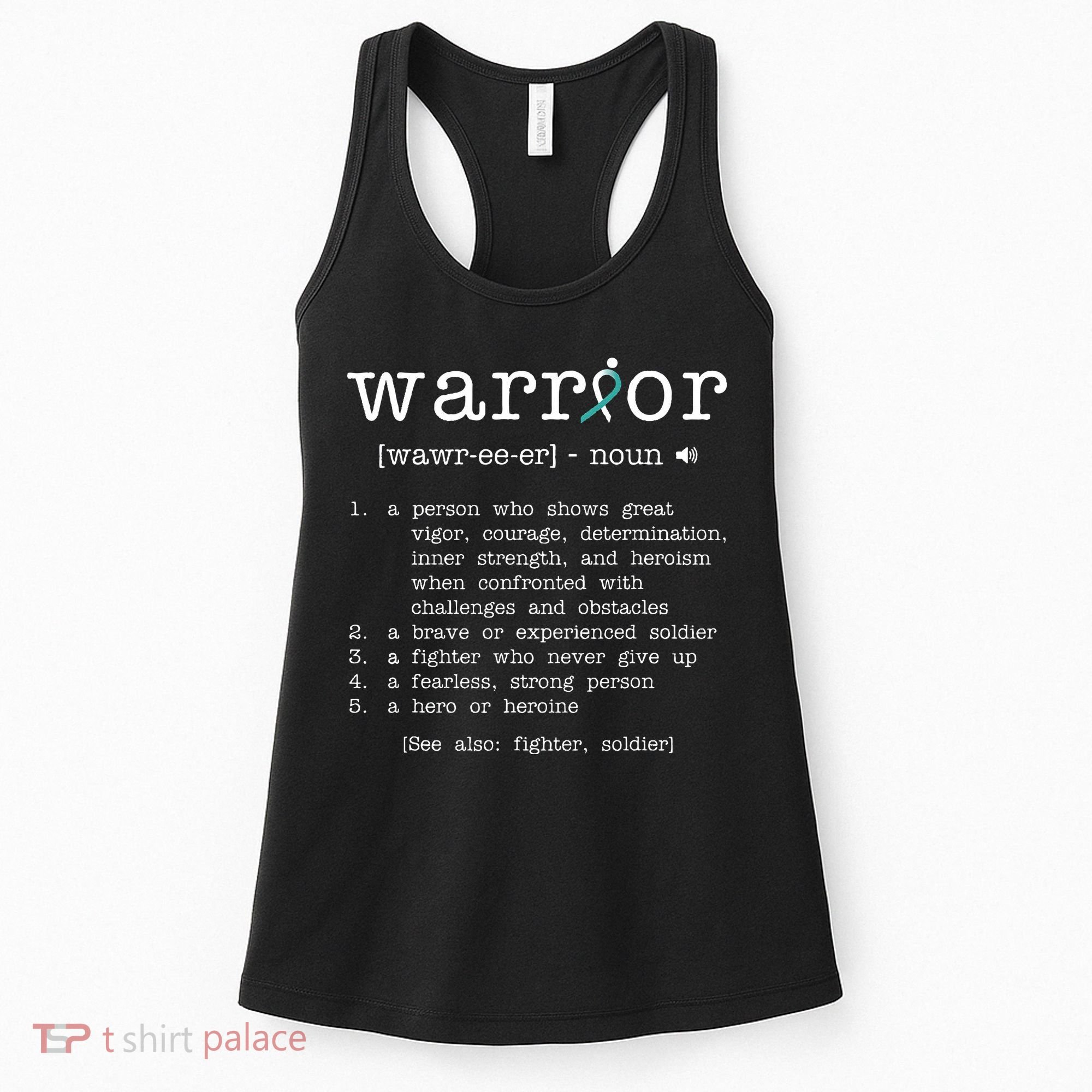Warror Cervical Cancer Awareness Item Cervical Cancer Women's Tank Top