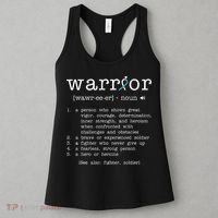 Warror Cervical Cancer Awareness Item Cervical Cancer Women's Tank Top thumb 3