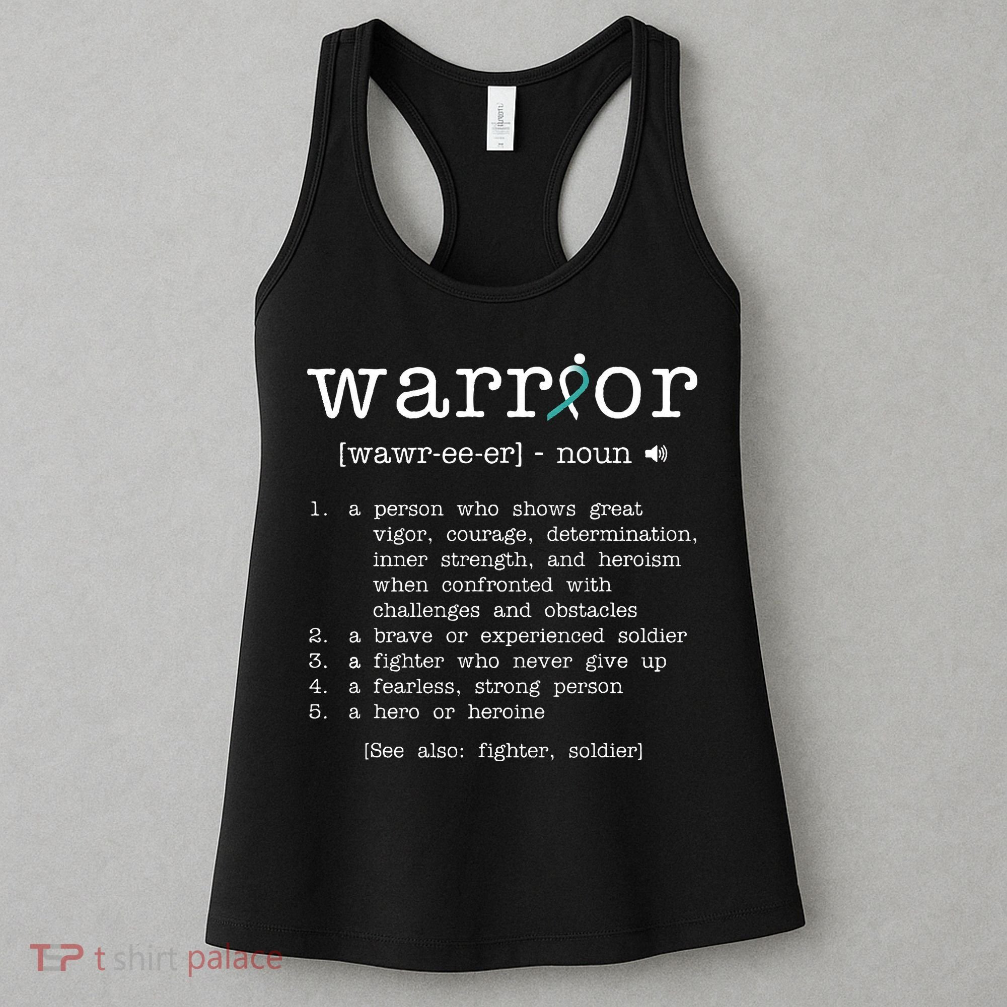 Warror Cervical Cancer Awareness Item Cervical Cancer Women's Tank Top