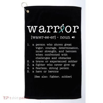Warror Cervical Cancer Awareness Item Cervical Cancer Golf Towel