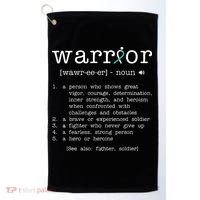 Warror Cervical Cancer Awareness Item Cervical Cancer Golf Towel thumb 0