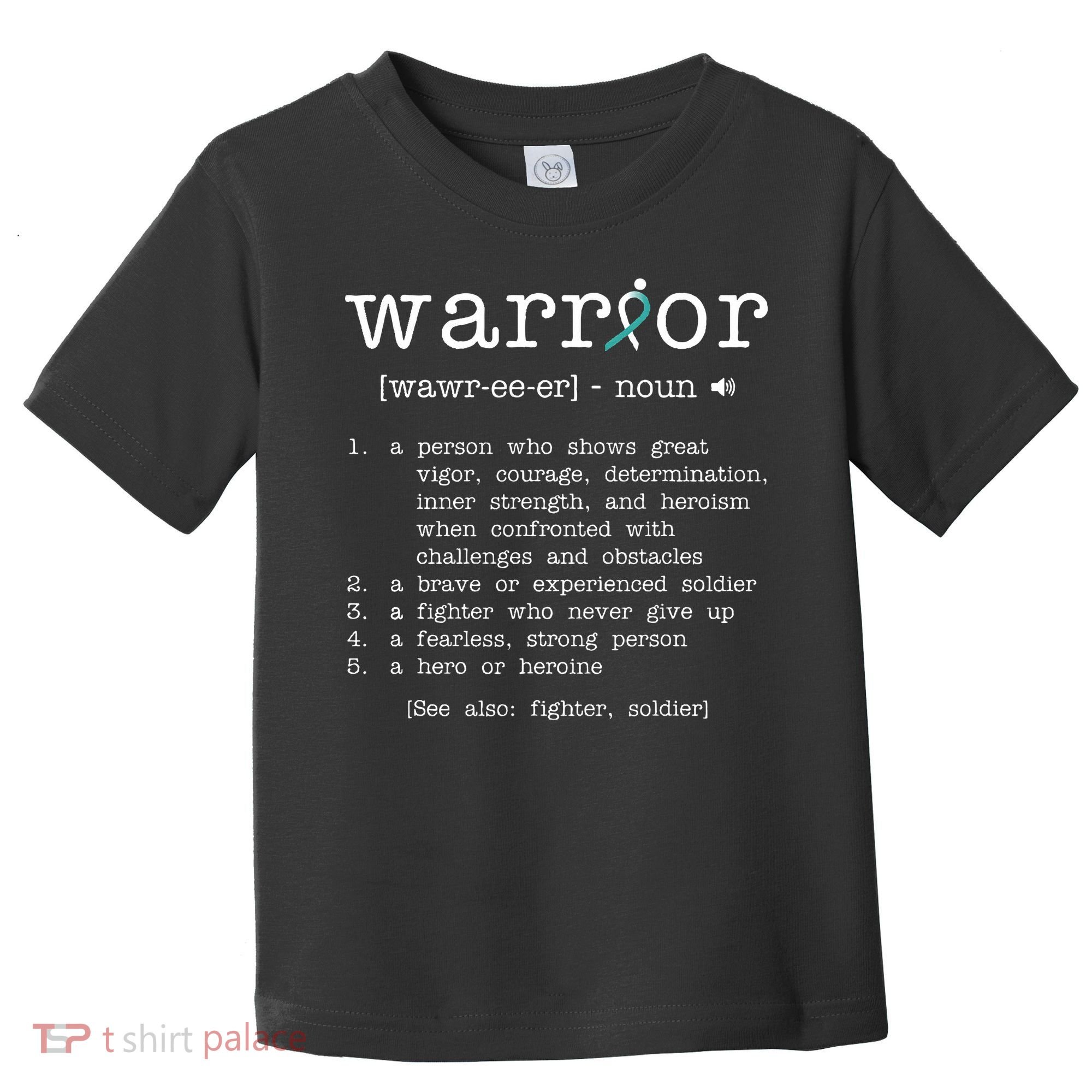 Warror Cervical Cancer Awareness Item Cervical Cancer Toddler T-Shirt