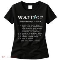 Warror Cervical Cancer Awareness Item Cervical Cancer Women's T-Shirt thumb 0
