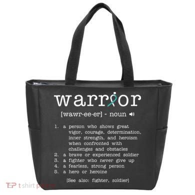 Warror Cervical Cancer Awareness Item Cervical Cancer Tote Bag