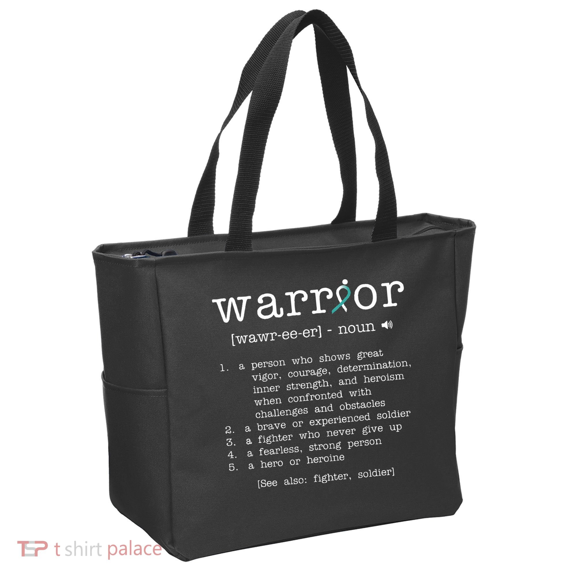 Warror Cervical Cancer Awareness Item Cervical Cancer Tote Bag