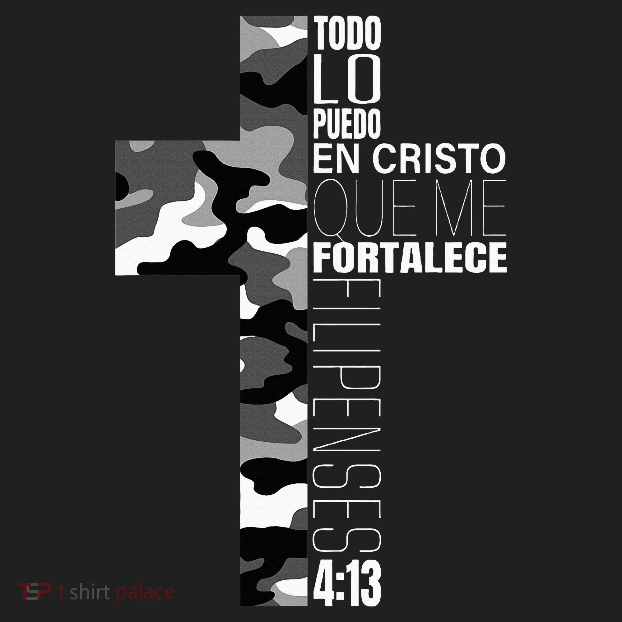 White Camo Christian Verse Spanish Filipenses 413 EspañOl Beanie