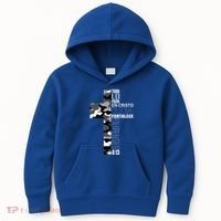 White Camo Christian Verse Spanish Filipenses 413 EspañOl Kids Hoodie thumb 0