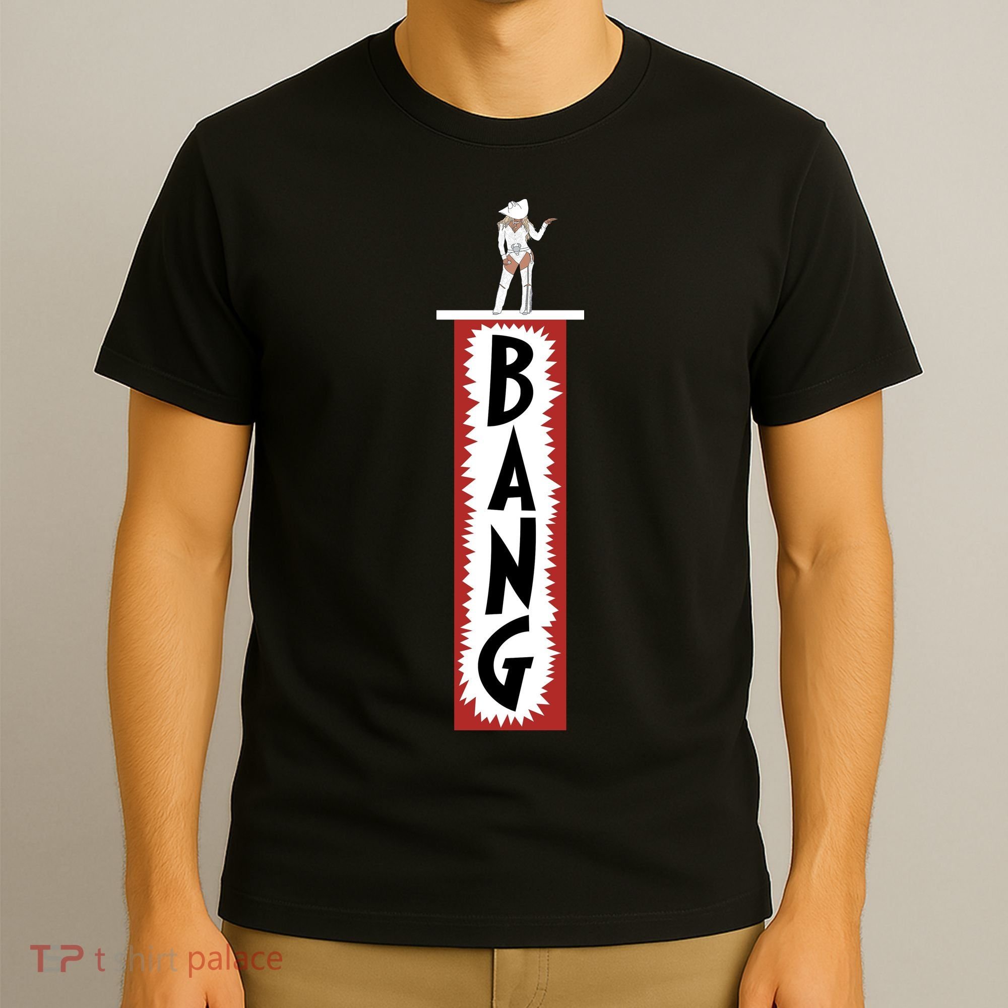 Western Cowgirl Country Cowboy Rodeo BANG T-Shirt