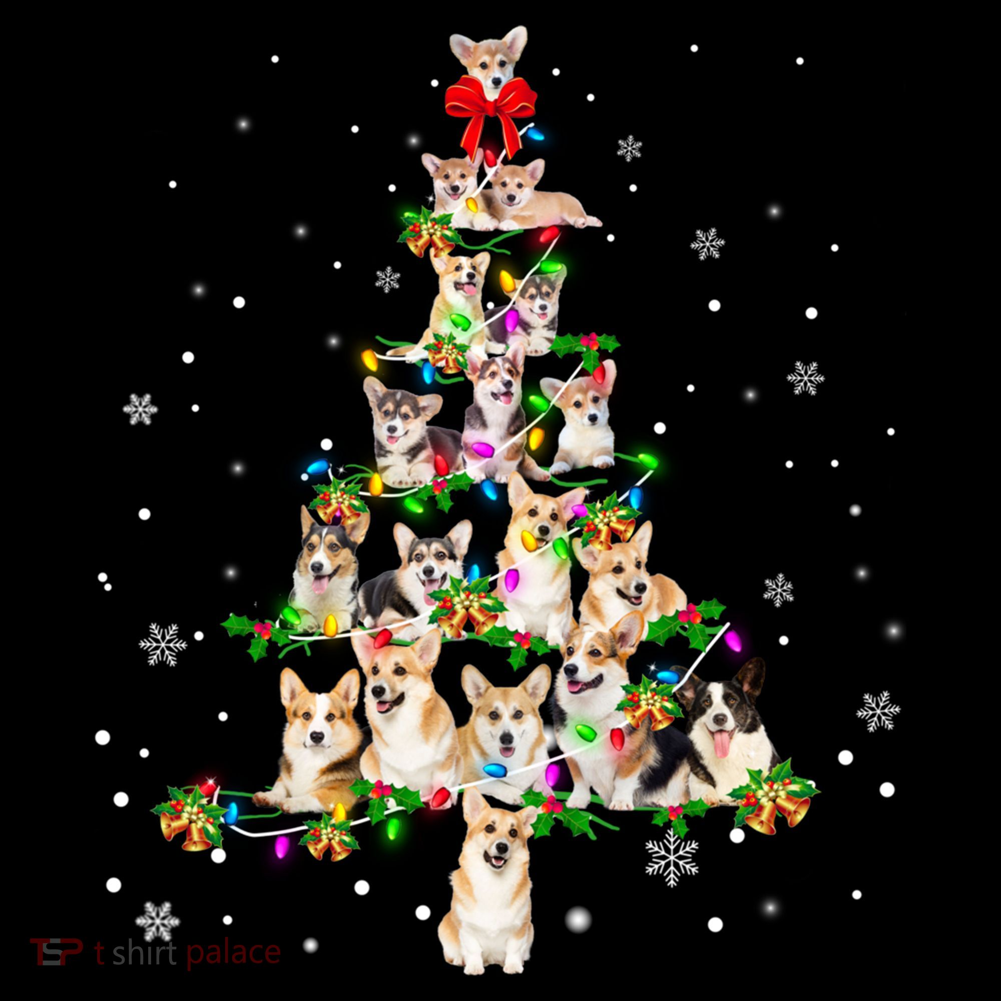 Welsh Corgi Christmas Tree Xgiftmas Gift Cool Gift Backpack