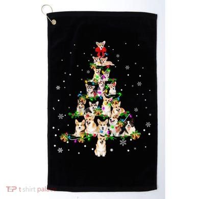 Welsh Corgi Christmas Tree Xgiftmas Gift Cool Gift Golf Towel