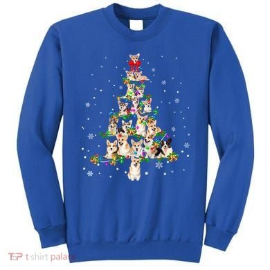 Welsh Corgi Christmas Tree Xgiftmas Gift Cool Gift Sweatshirt