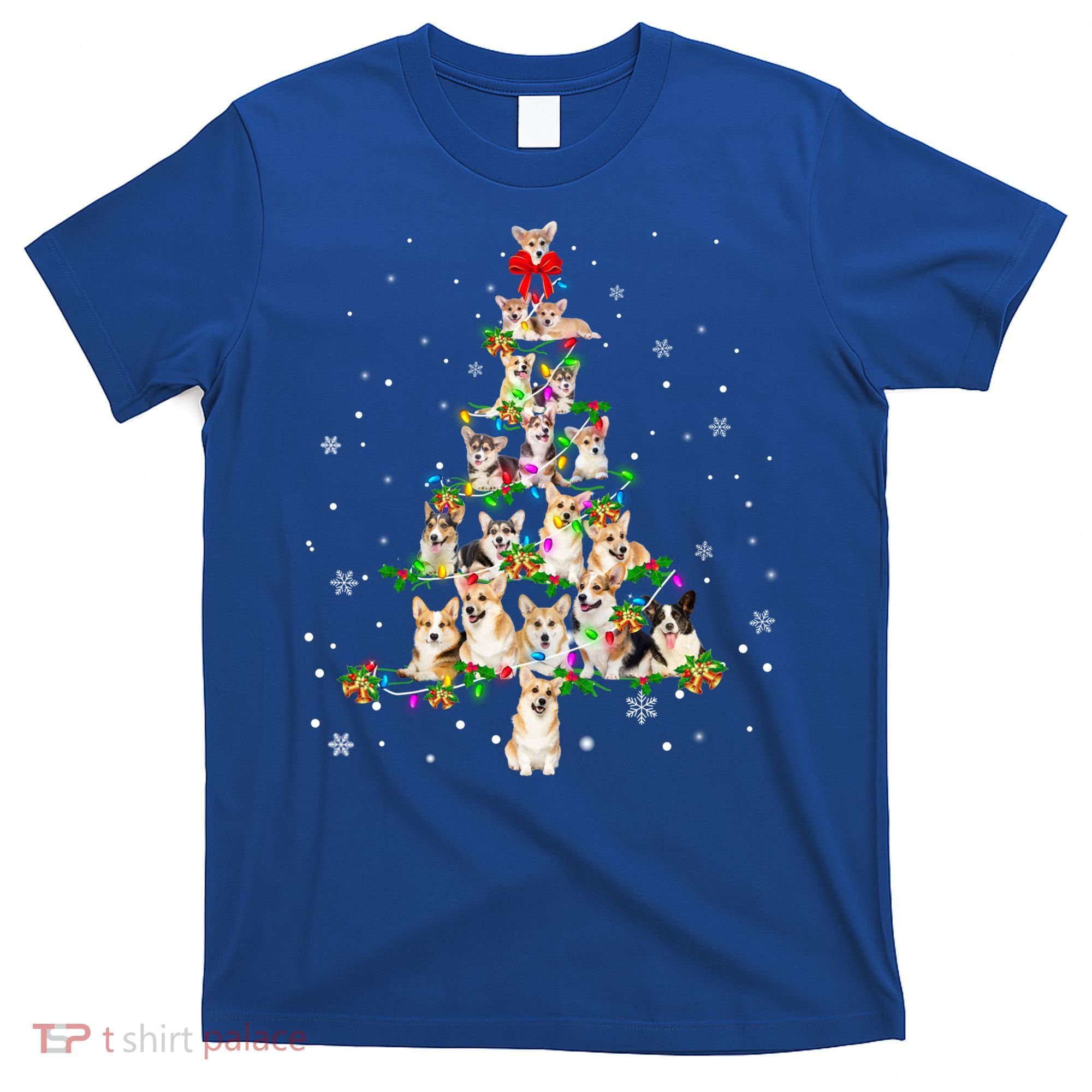 Welsh Corgi Christmas Tree Xgiftmas Gift Cool Gift T-Shirt