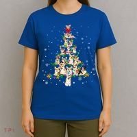 Welsh Corgi Christmas Tree Xgiftmas Gift Cool Gift T-Shirt thumb 4