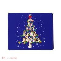 Welsh Corgi Christmas Tree Xgiftmas Gift Cool Gift Mousepad thumb 0