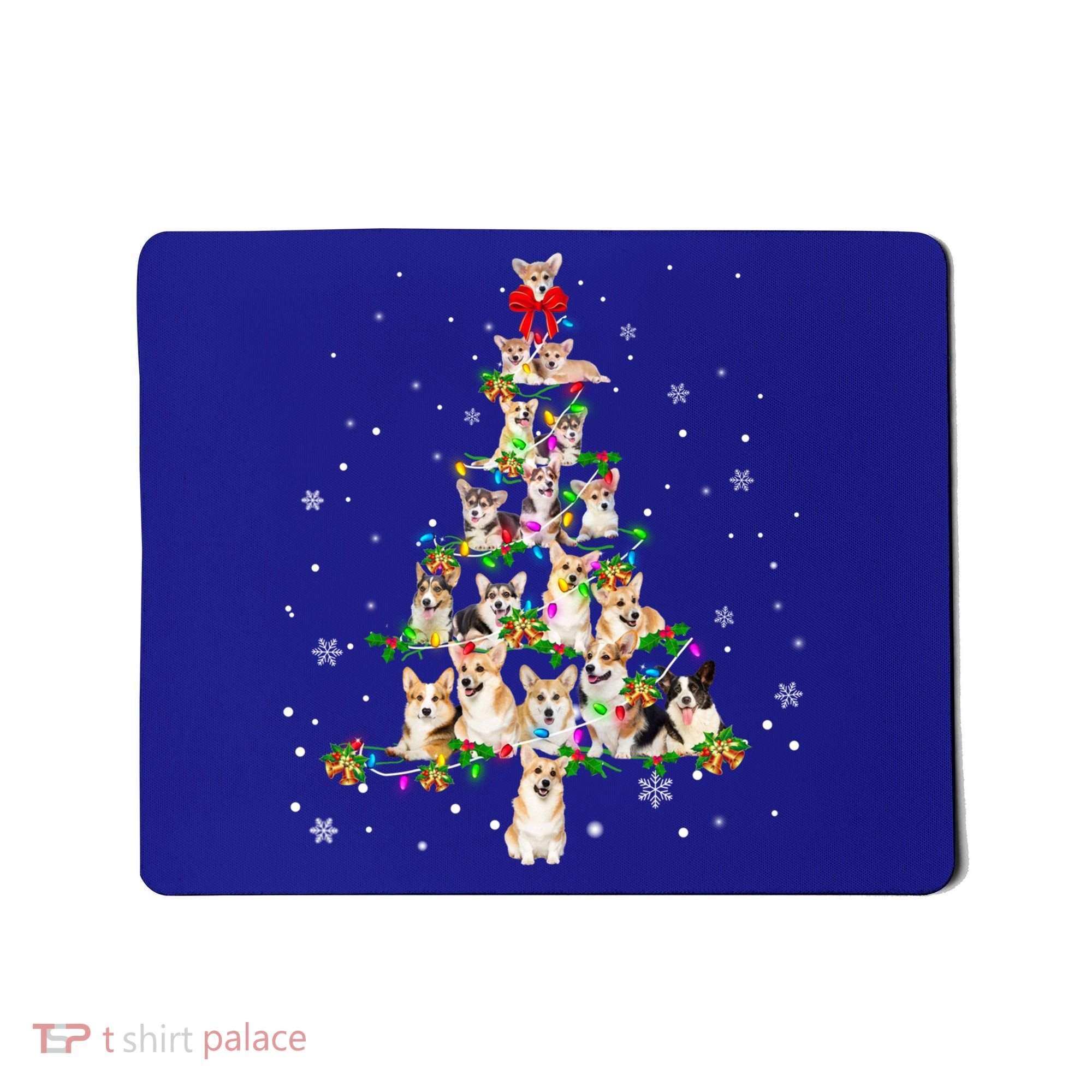Welsh Corgi Christmas Tree Xgiftmas Gift Cool Gift Mousepad