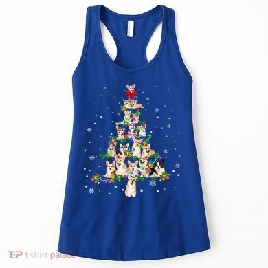 Welsh Corgi Christmas Tree Xgiftmas Gift Cool Gift Women's Tank Top