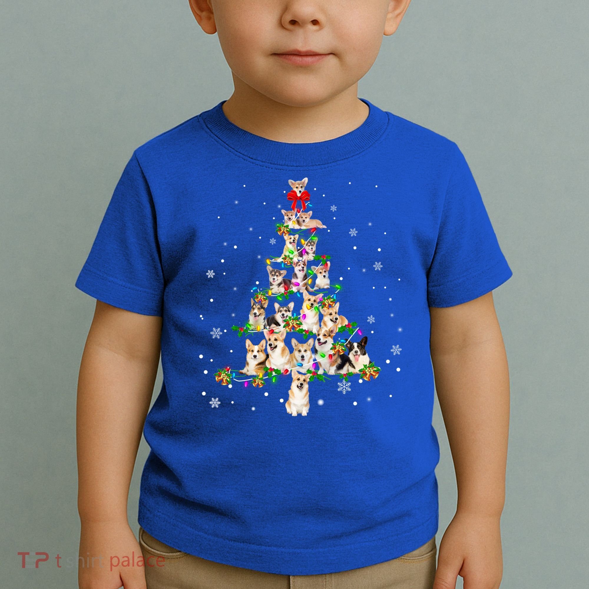 Welsh Corgi Christmas Tree Xgiftmas Gift Cool Gift Toddler T-Shirt