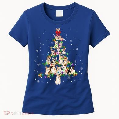Welsh Corgi Christmas Tree Xgiftmas Gift Cool Gift Women's T-Shirt