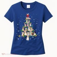 Welsh Corgi Christmas Tree Xgiftmas Gift Cool Gift Women's T-Shirt thumb 0