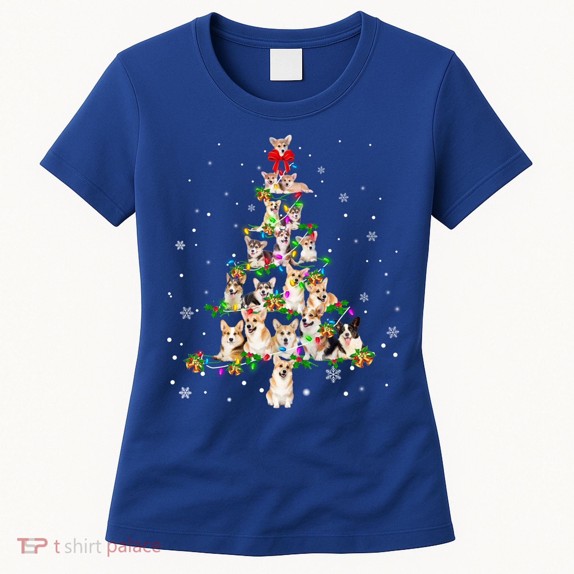 Welsh Corgi Christmas Tree Xgiftmas Gift Cool Gift Women's T-Shirt