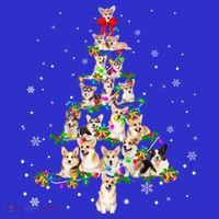 Welsh Corgi Christmas Tree Xgiftmas Gift Cool Gift Women's T-Shirt thumb 6