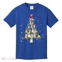 Welsh Corgi Christmas Tree Xgiftmas Gift Cool Gift Kids T-Shirt thumb 0