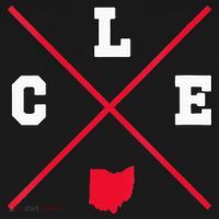 Womens Classic CLE Cleveland Ohio Red Vintage State Outline T-Shirt thumb 7