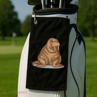 Walrus Cool Children Seahorse Freaks Gift Golf Towel thumb 2