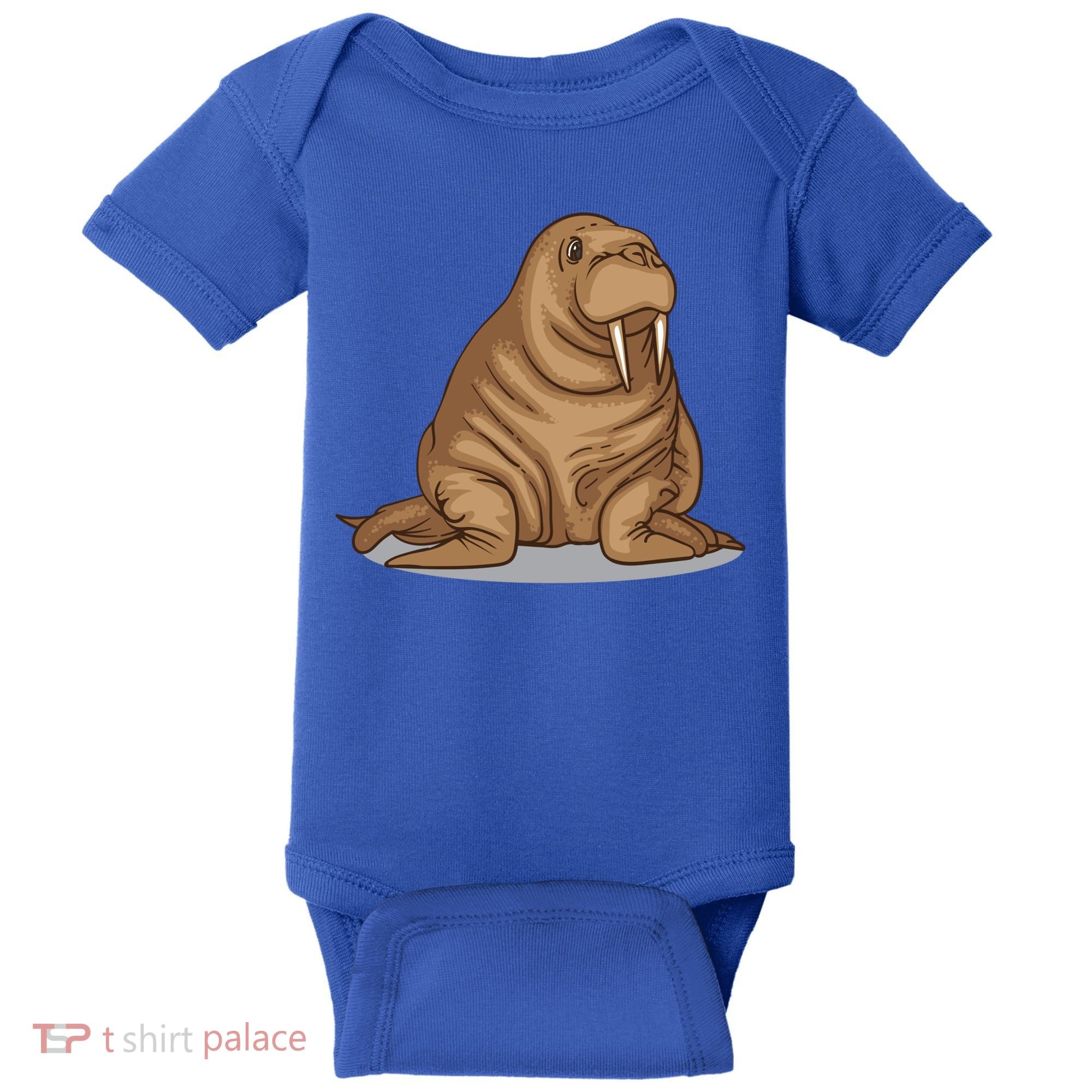 Walrus Cool Children Seahorse Freaks Gift Baby Bodysuit