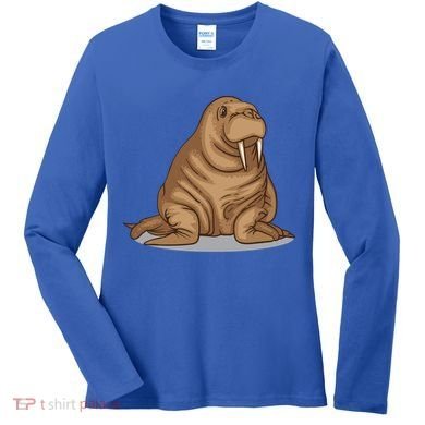 Walrus Cool Children Seahorse Freaks Gift Women's Long Sleeve Shirt