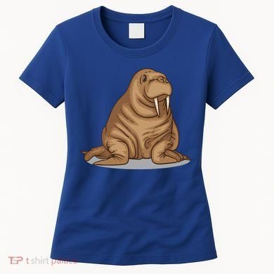 Walrus Cool Children Seahorse Freaks Gift Women's T-Shirt