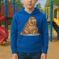 Walrus Cool Children Seahorse Freaks Gift Kids Hoodie thumb 2