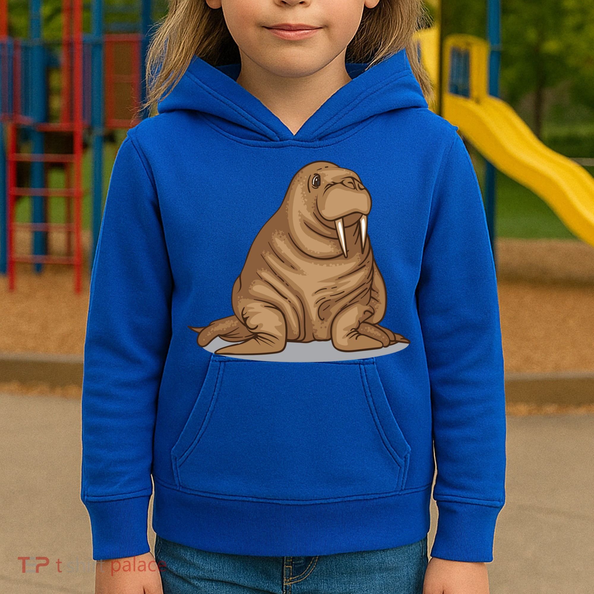 Walrus Cool Children Seahorse Freaks Gift Kids Hoodie
