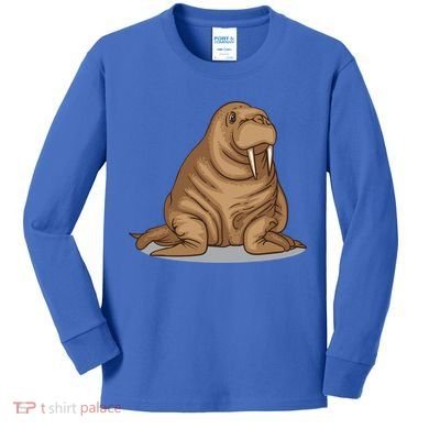 Walrus Cool Children Seahorse Freaks Gift Kids Long Sleeve Shirt