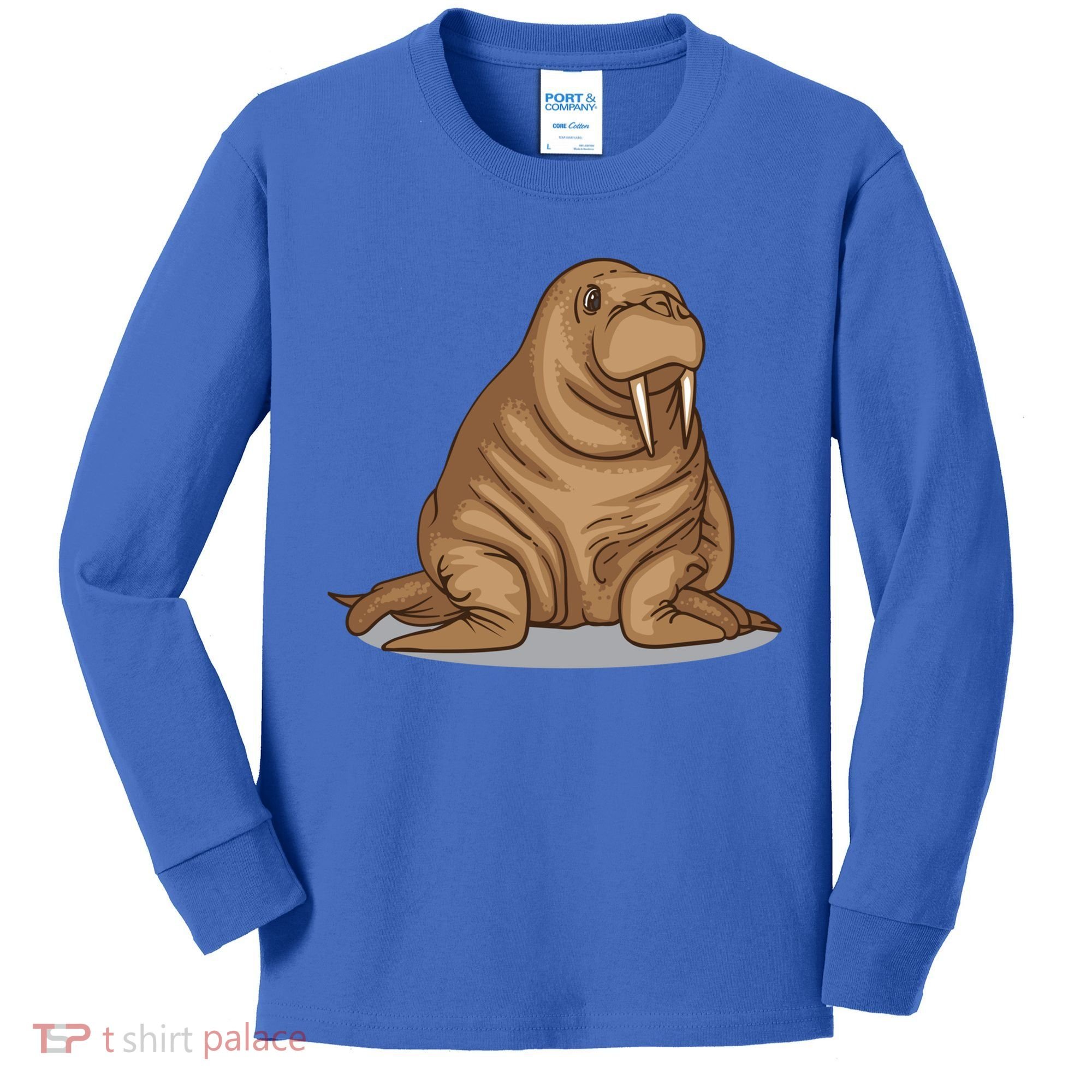 Walrus Cool Children Seahorse Freaks Gift Kids Long Sleeve Shirt