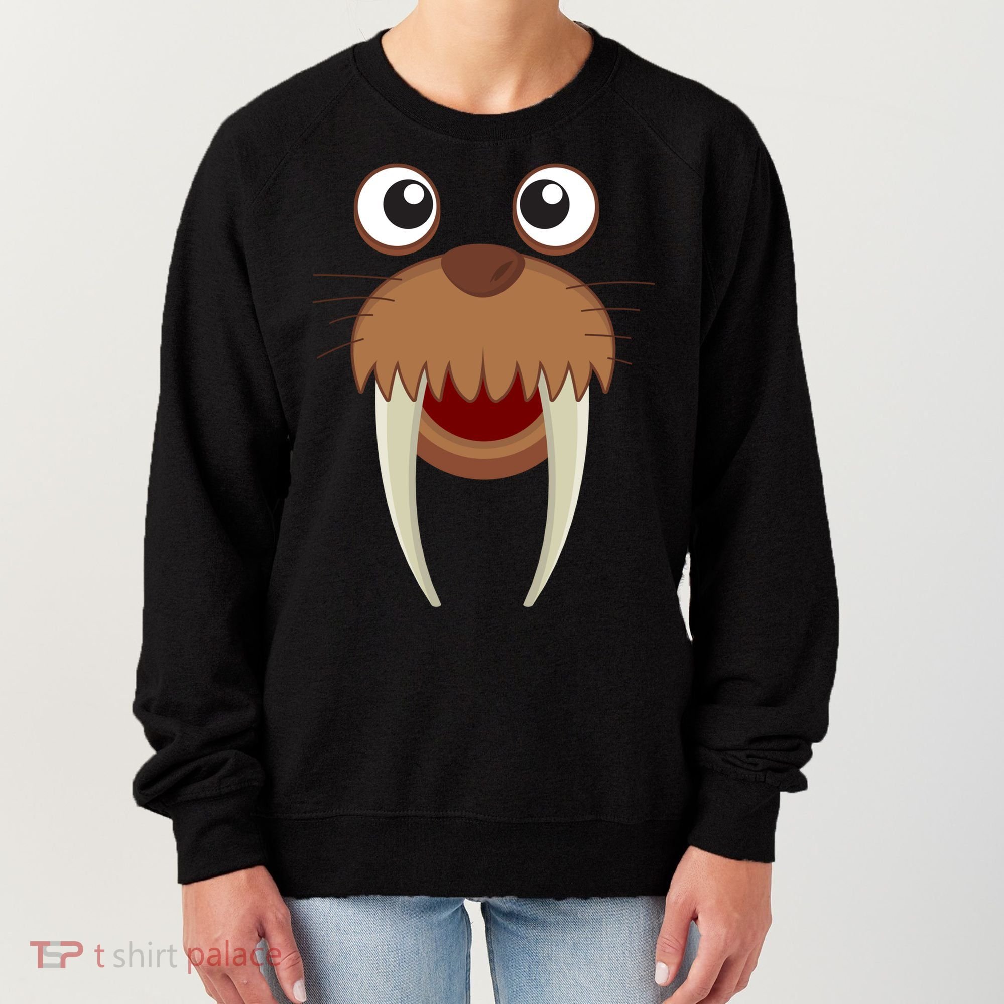 Walrus Cool Children Seahorse Freaks Gift Cool Gift Women's Sweatshirt