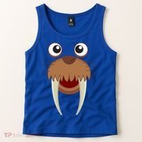 Walrus Cool Children Seahorse Freaks Gift Cool Gift Tank Top thumb 2