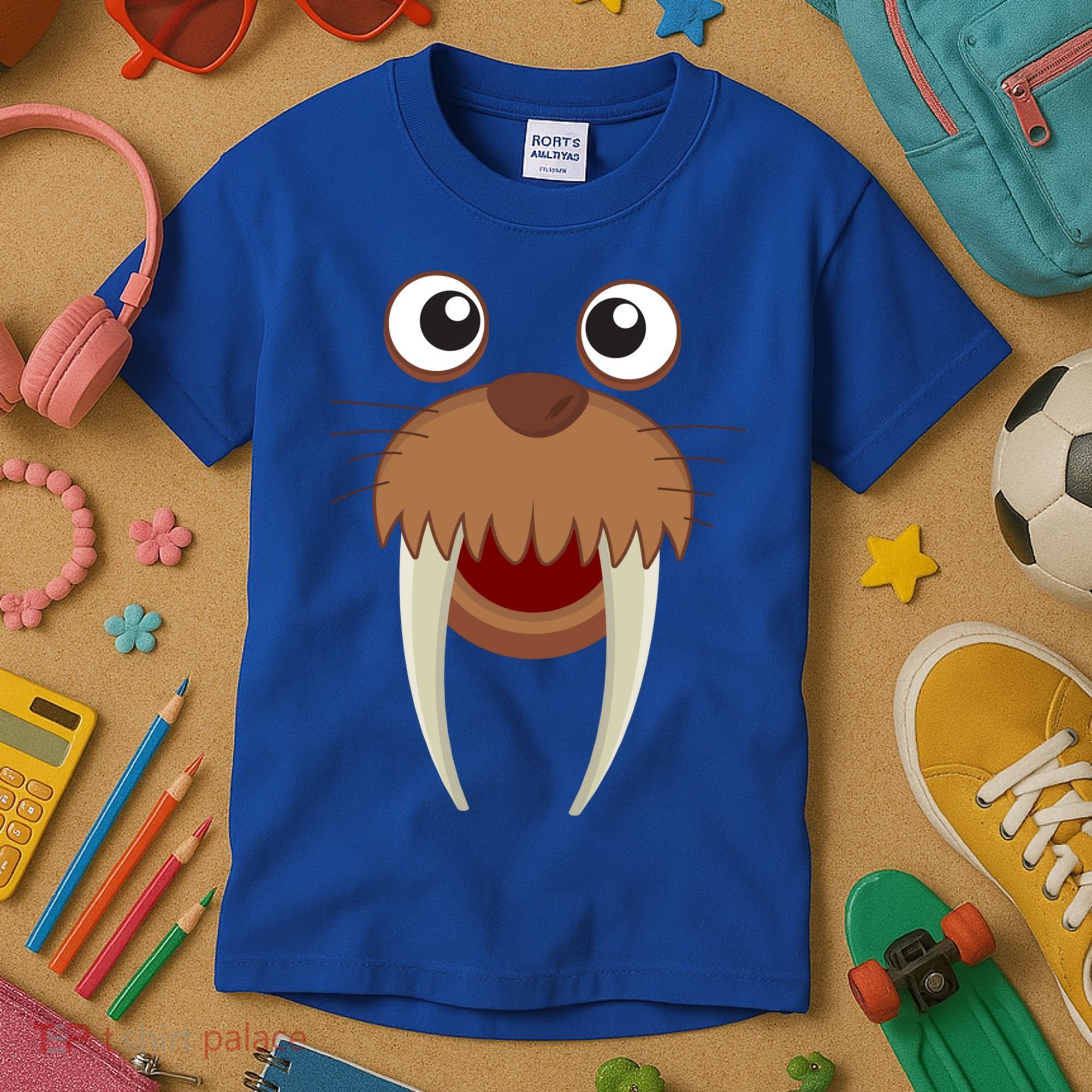 Walrus Cool Children Seahorse Freaks Gift Cool Gift Kids T-Shirt