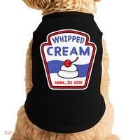 Whipped Cream Condiment Ice Cream Halloween Costume Doggie Tank thumb 0