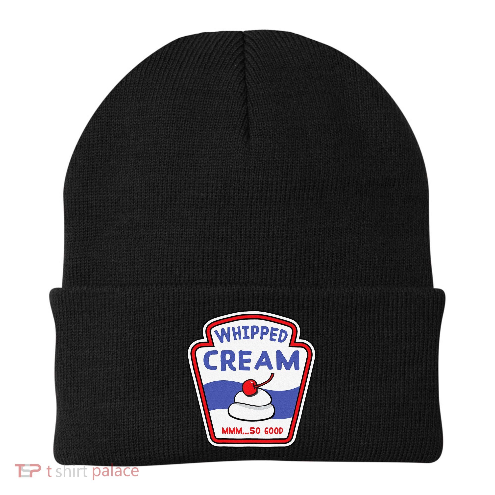 Whipped Cream Condiment Ice Cream Halloween Costume Beanie