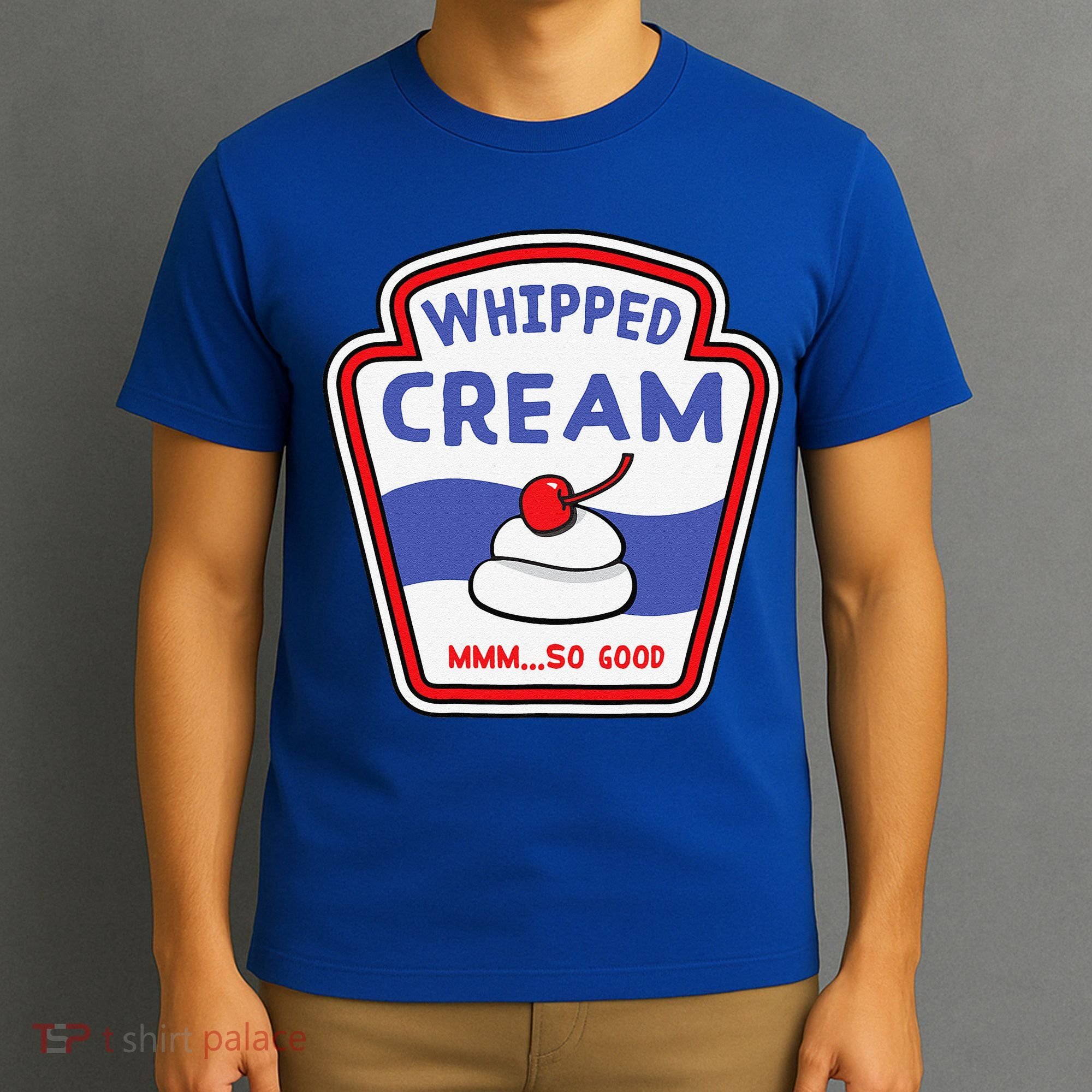 Whipped Cream Condiment Ice Cream Halloween Costume T-Shirt