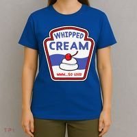 Whipped Cream Condiment Ice Cream Halloween Costume T-Shirt thumb 4
