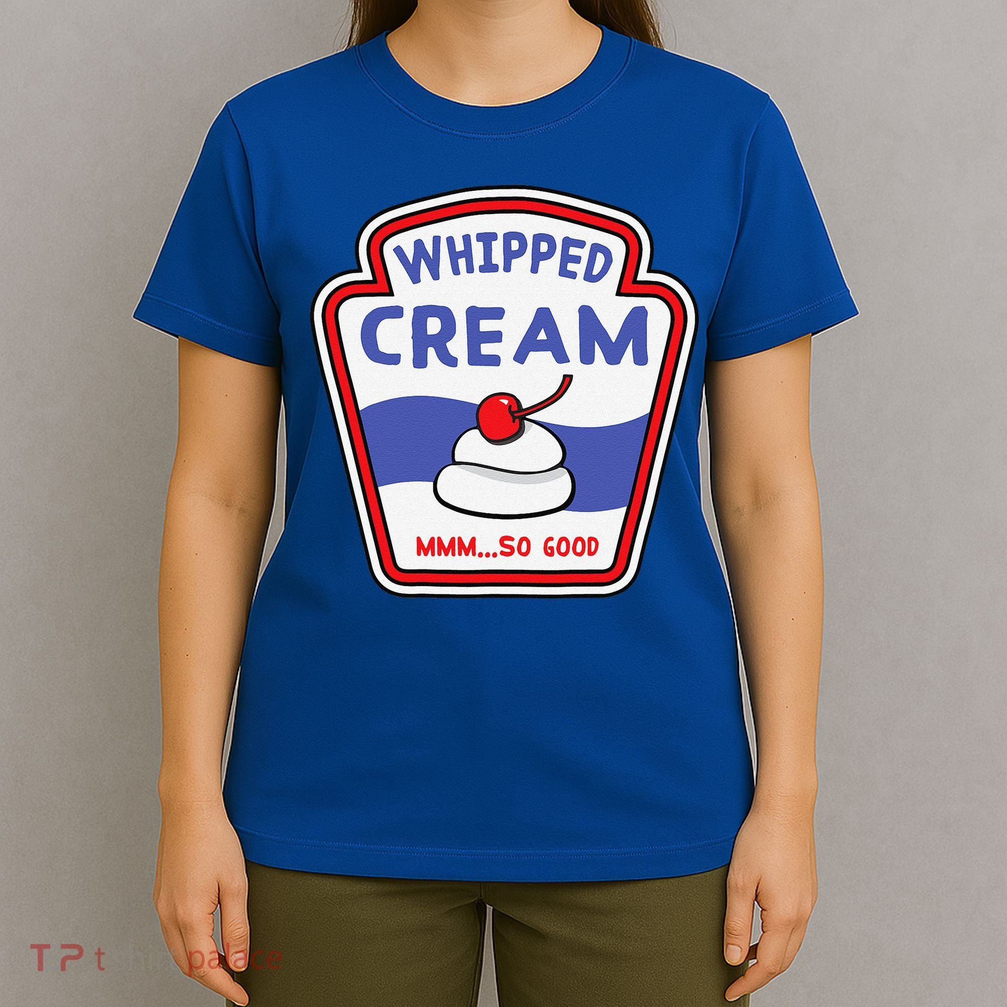 Whipped Cream Condiment Ice Cream Halloween Costume T-Shirt